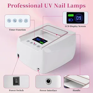 Nouvelle Lampe à Ongles UV LED Rechargeable HK LBT X6 78W 2026 avec Écran LED, Séchoir à Gel Sans Fil, Appareil de Pédicure pour Usage Domestique - Product Image 6