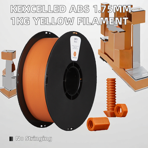 For the K5 <b>ABS</b> 1.75mm 1kg 240C Yellow Natural Multi Color 3D Printer Filament No Stringing Smooth - Product Image 2
