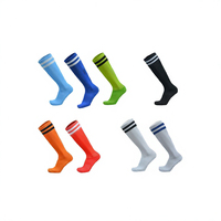 Chaussettes de football pour hommes et femmes adultes, chaussettes de sport respirantes jetables pour l'été, hauteur genou