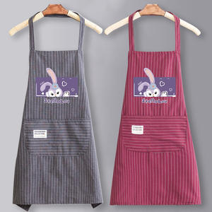 Vente en gros de tablier de café en <span class=keywords><strong>coton</strong></span> tablier de cuisine salle à manger travail café lait thé gâteau boutique - Product Image 3