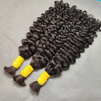 Vendeur de faisceaux de cheveux bruts vietnamiens 100% non transformés de haute qualité, paquets de cheveux d'extension de cheveux humains à vague profonde vierge
