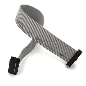 2.54mm 16针 IDC 连接器 UL2651 28AWG 镀锡铜 PVC 扁平带状电缆 汽车用 300V 260mm 长度 VW-1 阻燃级 - Product Image 1