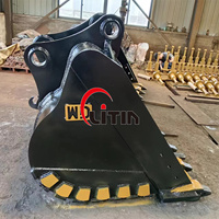 Bucket Grapple Mini Excavator, Grapple Batu Tugas Berat, Bucket Penjepit Batu, Aksesoris Excavator