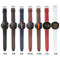 Correa de Reloj de Cuero Genuino de 22mm para GT3, S7 y S1, Venta Directa de Fábrica