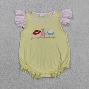 Ensemble de vêtements décontractés d'été pour bébé avec broderie assortie pour frères et sœurs, style « Tu as un ami en moi » - Product Image 3