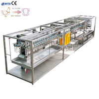 Ligne de Découpe de Poulets Automatique Compacte et Mobile en Acier Inoxydable CE ISO 300-1000 pour 300-1000 Poulets, Installation Facile