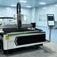 Machine de découpe laser à fibre 1530 intégrée pour plaques et tubes métalliques, équipement de découpe laser automatique CNC pour acier, fer, tuyaux et tôles
