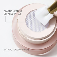 Menghe Mousse Couleurs Boue Nail Gel Bébé Ombre Pudding Gel Palette Air Cushion Net Mesh Pat Peinture Uv Gel Gradient Vernis À Ongles