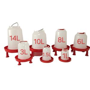Attrezzatura manuale per abbeveraggio di pollo Brolier bevitore d'acqua e alimentatore 1L,1.5L,3L,6L,8L,10L,14L acqua di pollo di <span class=keywords><strong>plastica</strong></span> di grandi dimensioni - Product Image 2