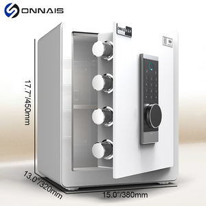 Caja Fuerte con Huella Dactilar Onnais, Caja de Seguridad para Efectivo y Llaves, 5 Colores, Caja de Seguridad con Cerradura Electrónica Digital para Oficina y Hogar - Product Image 3