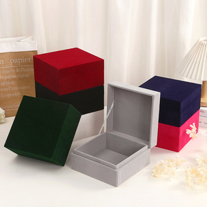 Cajas de Regalo Pequeñas de Colores Surtidos <span class=keywords><strong>al</strong></span> por Mayor para Joyería, Relojes, Regalos Navideños, Cajas de Regalo Personalizadas de Terciopelo para Pendientes y Collares - Product Image 5