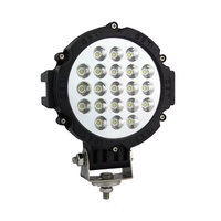 7 pouces 63W 12V Led travail lumière Spot faisceau tout-terrain camion rond brouillard conduite lampe rouge Luz De Trabajo De 7pulgadas De 63W Led