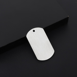 Nhà Máy đánh bóng PVD mạ hình chữ nhật thép không gỉ <span class=keywords><strong>Dog</strong></span> Tag cho cá nhân khắc UV in ấn khoảng trống - Product Image 6