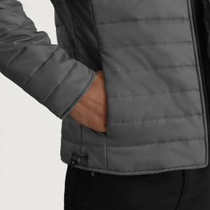 Fabricante de Ropa de Invierno, Chaqueta Acolchada para Hombre, Ligera, Informal, con Logotipo Personalizado - Product Image 3