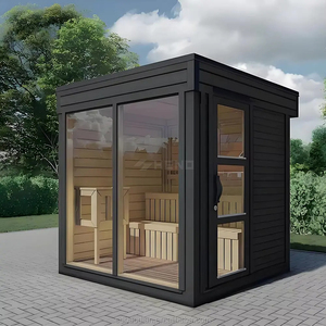 Sauna Tolo de Infrarrojos de Madera de Hemlock para 3 Personas, Tradicional Finlandesa para Exteriores, Gran Promoción - Product Image 4