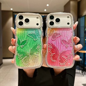 Cover per Cellulare IMD con Farfalla per Tutti i Telefoni Custodia Morbida in TPU con Strass per Redmi 14C Note 14 15 Note 15 Pro - Product Image 3