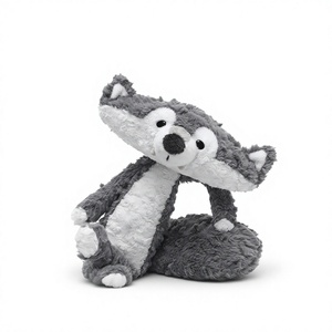 Peluche Zhuqu Dewa Little Wolf Tovi Good Brothers, Cuscino da Notte per Bambine, in Poliestere e Cotone PP, 31cm-50cm - Product Image 1