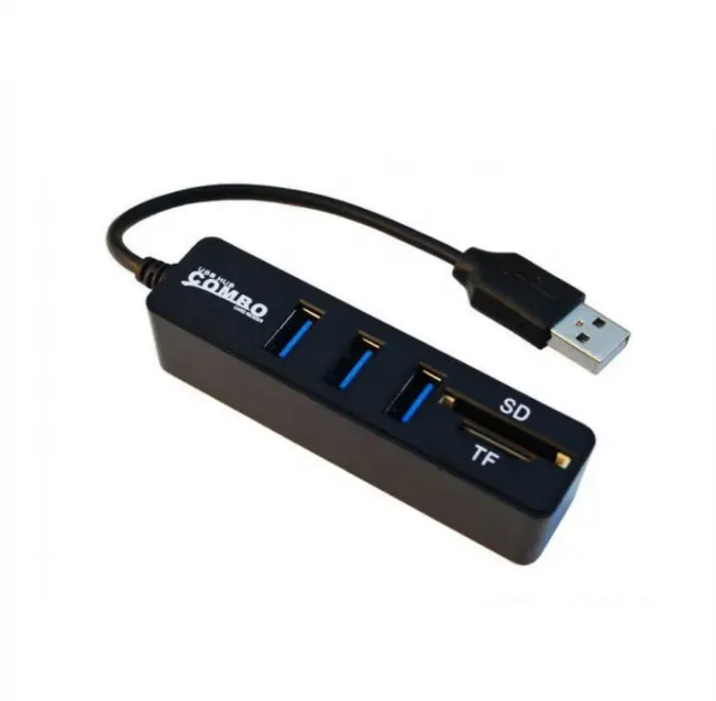 3/6 יציאת הרחבה מתאם USB 3.0 רכזת רב USB ספליטר 2.0 Hab 3 רכזת 3.0 מרובה USB3.0 USB-רכזת כרטיס קורא עבור מחשב