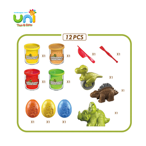 Ensemble d'outils <span class=keywords><strong>en</strong></span> argile, jouets éducatifs pour enfants <span class=keywords><strong>en</strong></span> vrac pour s'amuser, œuf de <span class=keywords><strong>dinosaure</strong></span>, Kit d'outils, <span class=keywords><strong>pâte</strong></span> colorée, jouet de jeu - Product Image 4