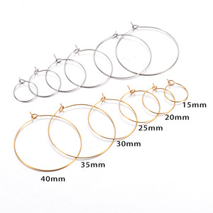 Серьги-кольца из нержавеющей стали - Product Image 5