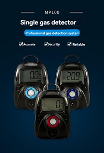 เครื่องตรวจจับก๊าซรั่วแบบดิจิตอลพกพา MP100 สำหรับอุตสาหกรรม มาตรฐาน ATEX พร้อมสัญญาณเตือนเสียง ตัวเครื่องทำจากพลาสติก ABS - Product Image 2
