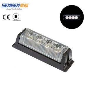 Luz de Advertencia LED para Ambulancias y Camiones SENKEN, Color Rojo-Azul Brillante, Montaje Permanente, 12V/24V CC, 12 Meses, 0.193 KG - Product Image 1