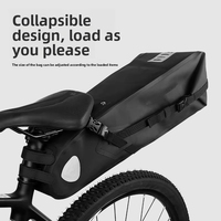 Sacoche arrière de vélo multifonctionnelle, grande capacité, imperméable, style Bongo, équipement de cyclisme