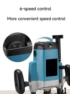 Routeur manuel industriel <span class=keywords><strong>1600W</strong></span> 12/12,7 mm pour le travail du bois, option OEM ODM - Product Image 6