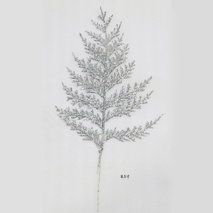 Decoración de purpurina con hojas de Navidad, guirnalda de 13 capas de <span class=keywords><strong>ciprés</strong></span> en 4 colores, rama de PE - Product Image 2