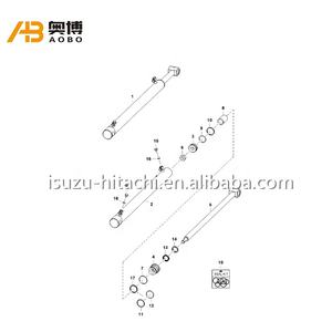 Комплект Уплотнений подъемного цилиндра S175 S185 S205 T190 7135559 6816537 - Product Image 5