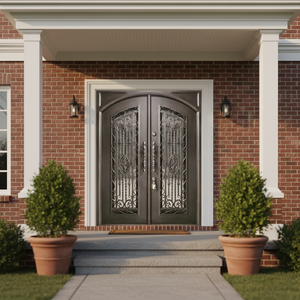 Portes <span class=keywords><strong>d</strong></span>'<span class=keywords><strong>entrée</strong></span> <span class=keywords><strong>et</strong></span> grilles de fenêtres en fer forgé à la main, style classique, cadres sécurisés, style rustique vintage, designs <span class=keywords><strong>d</strong></span>'<span class=keywords><strong>entrée</strong></span> personnalisés - Product Image 1