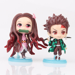 Figuras de Acción de Alta Calidad, Colección de 5 Piezas, Muñecos de PVC de <span class=keywords><strong>Kamado</strong></span> <span class=keywords><strong>Tanjiro</strong></span>, Nezuko, Nidouzi, Inosuke y Zenitsu - Product Image 2
