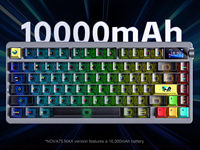 AULA Nova75 Pro Wireless Mechanical Gaming Keyboard Smart TFT Screen CNC Knob Gasket Hot Swappable RGB Tri Mode 10000mAh Custom