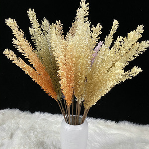 Flores Artificiales Queyiyi, Hierba de Cola de Zorro, Bonsái, Espigas de Mijo y Cañas, Decoración de Bodas, Arreglo Floral Seco Realista - Product Image 2