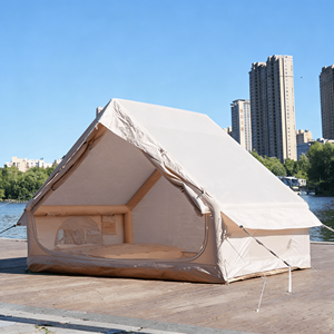 บ้านพักตากอากาศแบบปั๊มลมขนาด 6 ตร.ม. ผ้า Oxford 300D กันฝน กันลม เหมาะสำหรับการพักผ่อนกลางแจ้งอย่างสมบูรณ์แบบสำหรับครอบครัว - Product Image 3