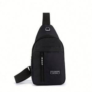 Design Custom logo Nylon Sling Unisex Teens <b>Small</b> Sport Men Pouch Shoulder Side Bags for Men Crossbody Bag Men's Messenger Bags - Product Image 2