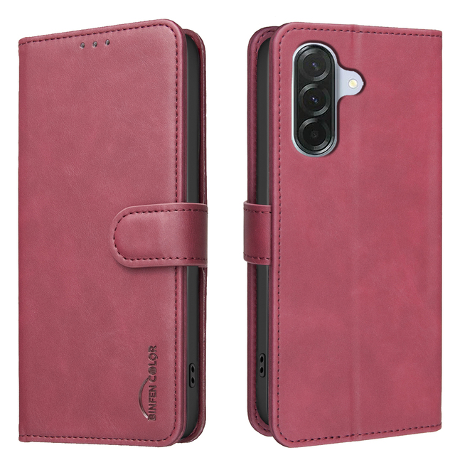 Flip Leather Cover for Samsung Galaxy A55 A35 A15 A05S A25 5G A34 A54 A14 4G Magnetic Wallet RFID Blocking Phone Case