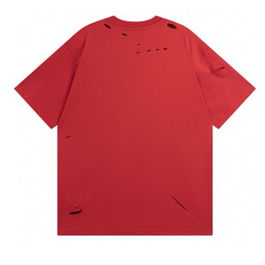 HG1882 T-shirt personnalisé avec logo, lavé, style streetwear, coupe ample, surdimensionné, streetwear, t-shirt vierge coupé et cousu, vintage, délavé pour hommes - Product Image 3
