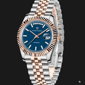 PAGANI DESIGN 1752 Men's Watches Rose Gold Luxury Automatic Watch for Men Mechanical Wristwatches Sapphire Mirror <b>Clock</b> Gift Man - Product Image 2