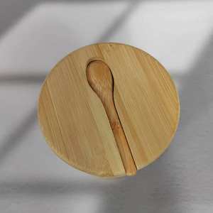 หม้อไม้ไผ่<span class=keywords><strong>สาม</strong></span><span class=keywords><strong>ชั้น</strong></span>สำหรับใช้ในครัวเรือนพร้อมฝาปิดและช้อนกล่องเก็บไม้สำหรับพริก - Product Image 4