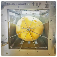 Automatische Groente-En Fruitsnijmachine Groente Chopper Aardappelwiggen Snijmachine Voor Commercieel Gebruik