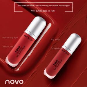 Genuino Novo Lipstick Mirror Mineral-based Lip Glaze Lip Mud Frozen Lip Gloss Jelly Matte Crema de larga duración No se decolora No Stick - Product Image 1