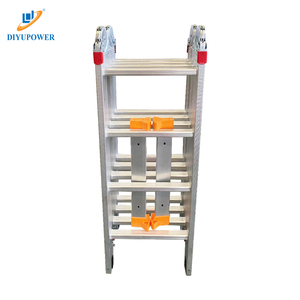 现代铝制便携式4*4折叠消防逃生梯，经CE认证，适用于住宅公寓 - Product Image 2