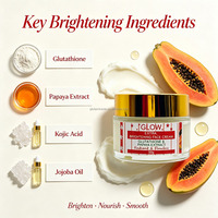 Crème Visage Éclaircissante Extra Forte OEM, Anti-Taches et Hydratante au Glutathion et à la Papaye, Unifie le Teint, Anti-Rides – Meilleure Crème Visage