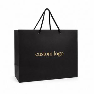 Personalized Logo Paper <b>Bags</b> Gifts Luxury Laminated Cardboard Shopping <b>Bag</b> Custom Size for Jewelry Boutique Apparel - Product Image 2