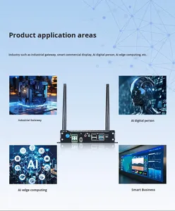 Caja de Computación de Borde con IA Totalmente Cerrada RK3588/RK3576/RK3399, Potencia de Computación NPU de 6TOPS, Algoritmo Python YOLO - Product Image 5