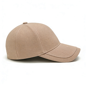 Casquette de baseball 6 panneaux unie légère et respirante, réglable avec fermeture snapback, idéale pour le quotidien et les activités de plein air - Product Image 3