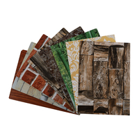 Panneau mural décoratif en PVC UV imitation marbre, résistant à l'humidité, 2-10 mm, 1220x2440 mm, pour décoration intérieure