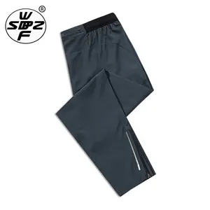 Cep spor pantolon erkek toptan özel Logo ile hızlı kuru çalışan koşu pantolonları nefes ter emme