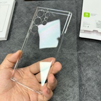 Haute Transparent Anti-Jaune Anti-Rayures Officiel Ultra-mince Clair Téléphone Cas S22Ultra S23Fe S24 Caméra Lentille Protecteur Couverture